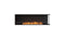 Ecosmart Fire Flex 68RC Right Corner Fireplace Insert - Black Finish / Stainless Steel Burner - ESF.FX.68RC