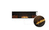 Ecosmart Fire Flex 78RC.BX2 Right Corner Fireplace Insert - Black Finish / Black Burner - ESF.FX.78RC.BX2.B