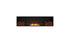 Ecosmart Fire Flex 78SS.BX2 Single Sided Fireplace Insert - Black Finish / Stainless Steel Burner - ESF.FX.78SS.BX2