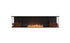 Ecosmart Fire Flex 86BY.BX2 Bay Fireplace Insert - Black Finish / Stainless Steel Burner - ESF.FX.86BY.BX2