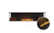 Ecosmart Fire Flex 86BY.BX2 Bay Fireplace Insert - Black Finish / Black Burner - ESF.FX.86BY.BX2.B