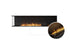 Ecosmart Fire Flex 86LC.BXR Left Corner Fireplace Insert - Black Finish / Black Burner - ESF.FX.86LC.BXR.B