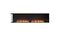 Ecosmart Fire Flex 86LC Left Corner Fireplace Insert - Black Finish / Stainless Steel Burner - ESF.FX.86LC