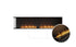 Ecosmart Fire Flex 86LC Left Corner Fireplace Insert - Black Finish / Black Burner - ESF.FX.86LC.B