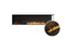 Ecosmart Fire Flex 86RC.BXL Right Corner Fireplace Insert - Black Finish / Black Burner - ESF.FX.86RC.BXL.B