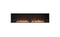 Ecosmart Fire Flex 86SS Single Sided Fireplace Insert - Black Finish / Stainless Steel Burner - ESF.FX.86SS