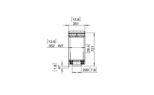 Ecosmart Fire Flex 78PN.BX2 Peninsula Fireplace Insert - Black Finish / Black Burner - ESF.FX.78PN.BX2.B