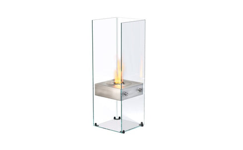 Ecosmart Fire Ghost Designer Fireplace - Stainless Steel Finish - ESF.D.GST