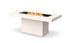 Ecosmart Fire Gin 90 (Bar) Fire Pit Table - Bone Finish / Stainless Steel Burner - ESF.O.GIN.90.B.BO