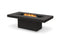 Ecosmart Fire Gin 90 (Dining) Fire Pit Table - Graphite Finish / Stainless Steel Burner - ESF.O.GIN.90.D.GH