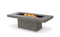 Ecosmart Fire Gin 90 (Dining) Fire Pit Table - Natural Finish / Black Burner - ESF.O.GIN.90.D.NA.B
