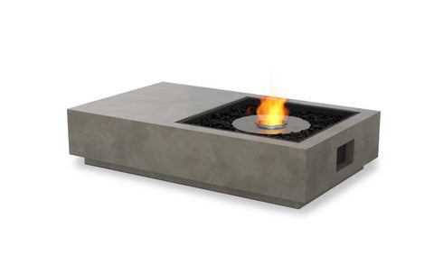 Ecosmart Fire Manhattan 50 Fire Pit Table - Natural Finish / Stainless Steel Burner - ESF.O.MHA.50.NA