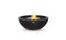 Ecosmart Fire Mix 600 Fire Pit Bowl - Graphite Finish / Stainless Steel Burner - ESF.O.MX6.GH