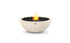 Ecosmart Fire Mix 600 Fire Pit Bowl - Bone Finish / Black Burner - ESF.O.MX6.BO.B