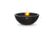Ecosmart Fire Mix 600 Fire Pit Bowl - Graphite Finish / Black Burner - ESF.O.MX6.GH.B