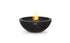 Ecosmart Fire Mix 600 Fire Pit Bowl - Graphite Finish / Black Burner - ESF.O.MX6.GH.B