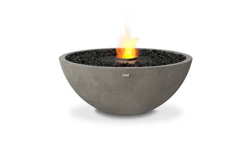 Ecosmart Fire Mix 850 Fire Pit Bowl - Natural Finish / Black Burner - ESF.O.MX8.NA.B