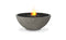 Ecosmart Fire Mix 850 Fire Pit Bowl - Natural Finish / Black Burner - ESF.O.MX8.NA.B