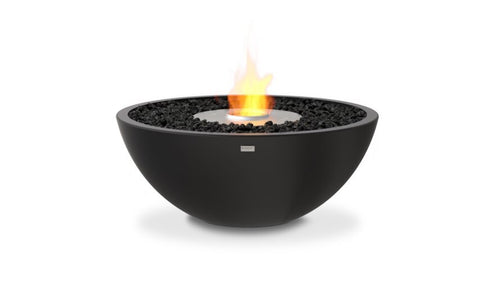Ecosmart Fire Mix 850 Fire Pit Bowl - Graphite Finish / Stainless Steel Burner - ESF.O.MX8.GH
