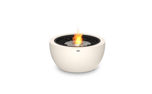 Ecosmart Fire Pod 30 Fire Pit Bowl - Bone Finish / Stainless Steel Burner - ESF.O.POD.30.BO
