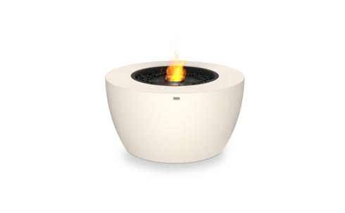 Ecosmart Fire Pod 40 Fire Pit Bowl - Bone Finish / Black Burner - ESF.O.POD.40.BO.B