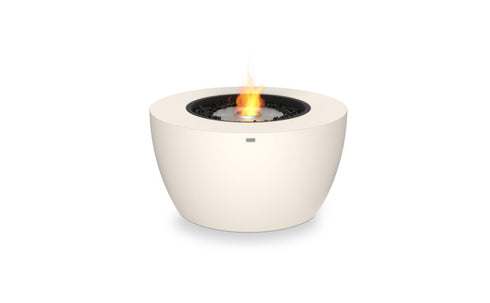 Ecosmart Fire Pod 40 Fire Pit Bowl - Bone Finish / Stainless Steel Burner - ESF.O.POD.40.BO