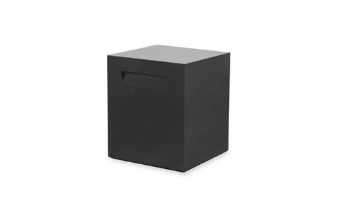 Ecosmart Fire Tank Concrete Stool - Graphite Finish - ESF.2.A.TAN.GH