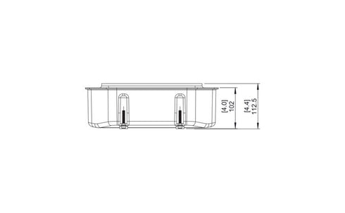 Ecosmart Fire VB2 Ethanol Burner - Black Finish - ESF.1.B.VB2