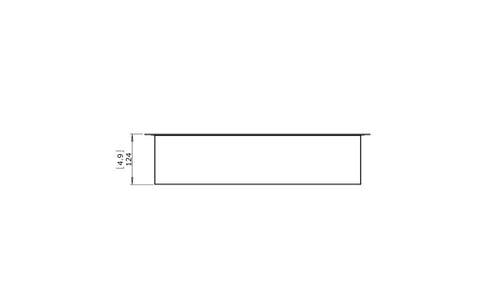 Ecosmart Fire XL500 Ethanol Burner - Stainless Steel Finish - ESF.B.XL5.WTT