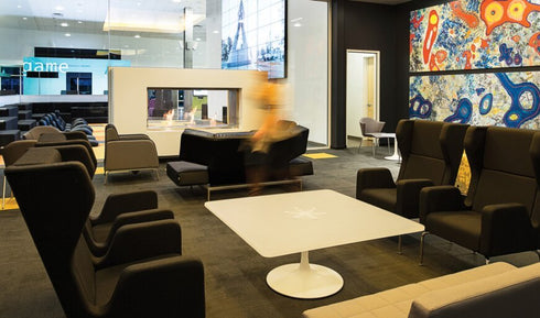 Ecosmart Fire Flex 68DB Double Sided Fireplace Insert - Black Finish / Black Burner - ESF.FX.68DB.B