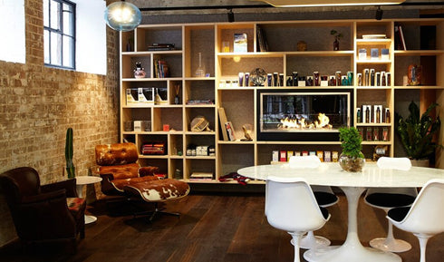 Ecosmart Fire Flex 50DB Double Sided Fireplace Insert - Black Finish / Stainless Steel Burner - ESF.FX.50DB