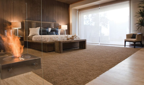 Ecosmart Fire Ghost Designer Fireplace - Black Finish