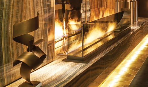 Ecosmart Fire XL900 Ethanol Burner - Stainless Steel Finish - ESF.B.XL9.WTT