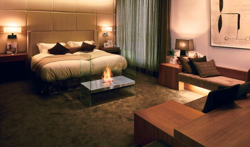 Ecosmart Fire Igloo Designer Fireplace - Stainless Steel Burner - ESF.D.IGL