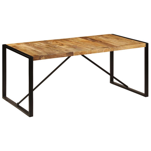 Rustika Rowe - Dining Table Solid Rough Mango Wood 180 cm