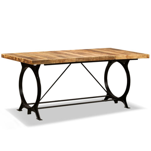 Rustika Rowe - Dining Table Solid Rough Mango Wood 180 cm
