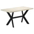 Rustika Rowe - Dining Table 140x70x75 cm Solid Bleached Mango Wood