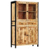 Rustika Rowe - Highboard 100x40x175 cm Solid Mango Wood