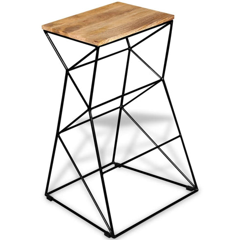 Swen Studio - Bar Stools 4 pcs Solid Mango Wood