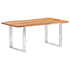 Rustika Rowe - Dining Table with Live Edges Solid Acacia Wood 200 cm 3.8 cm