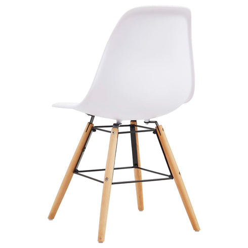 Swen Studio - 3 Piece Dining Set Plastic White