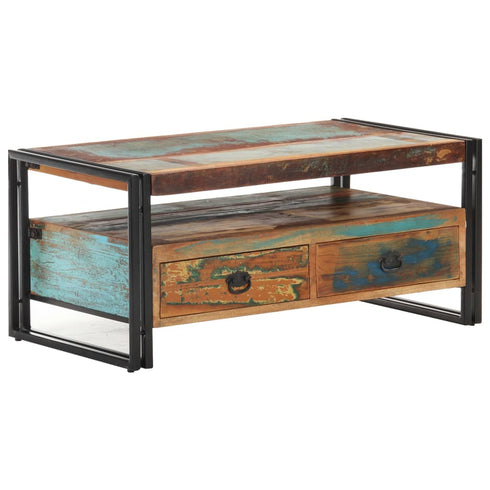 Rustika Rowe - Coffee Table 100x55x45 cm Solid Reclaimed Wood