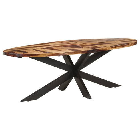 Rustika Rowe - Dining Table 240x100x75 cm Acacia Wood with Sheesham Finish