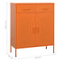 Lady Jillian - Storage Cabinet Orange 80x35x101,5 cm Steel - Model 2