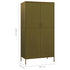 Lady Jillian - Wardrobe Olive Green 90x50x180 cm Steel