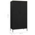 Lady Jillian - Wardrobe Black 90x50x180 cm Steel