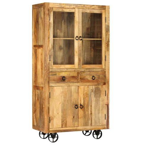 Rustika Rowe - Highboard Solid Mango Wood 95x45x185 cm