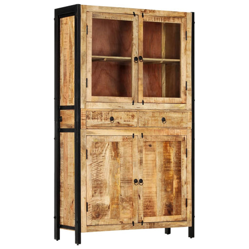 Rustika Rowe - Highboard 100x40x175 cm Solid Mango Wood