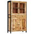 Rustika Rowe - Highboard 100x40x175 cm Solid Mango Wood