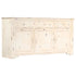 Rustika Rowe - Sideboard White 160x40x80 cm Solid Mango Wood